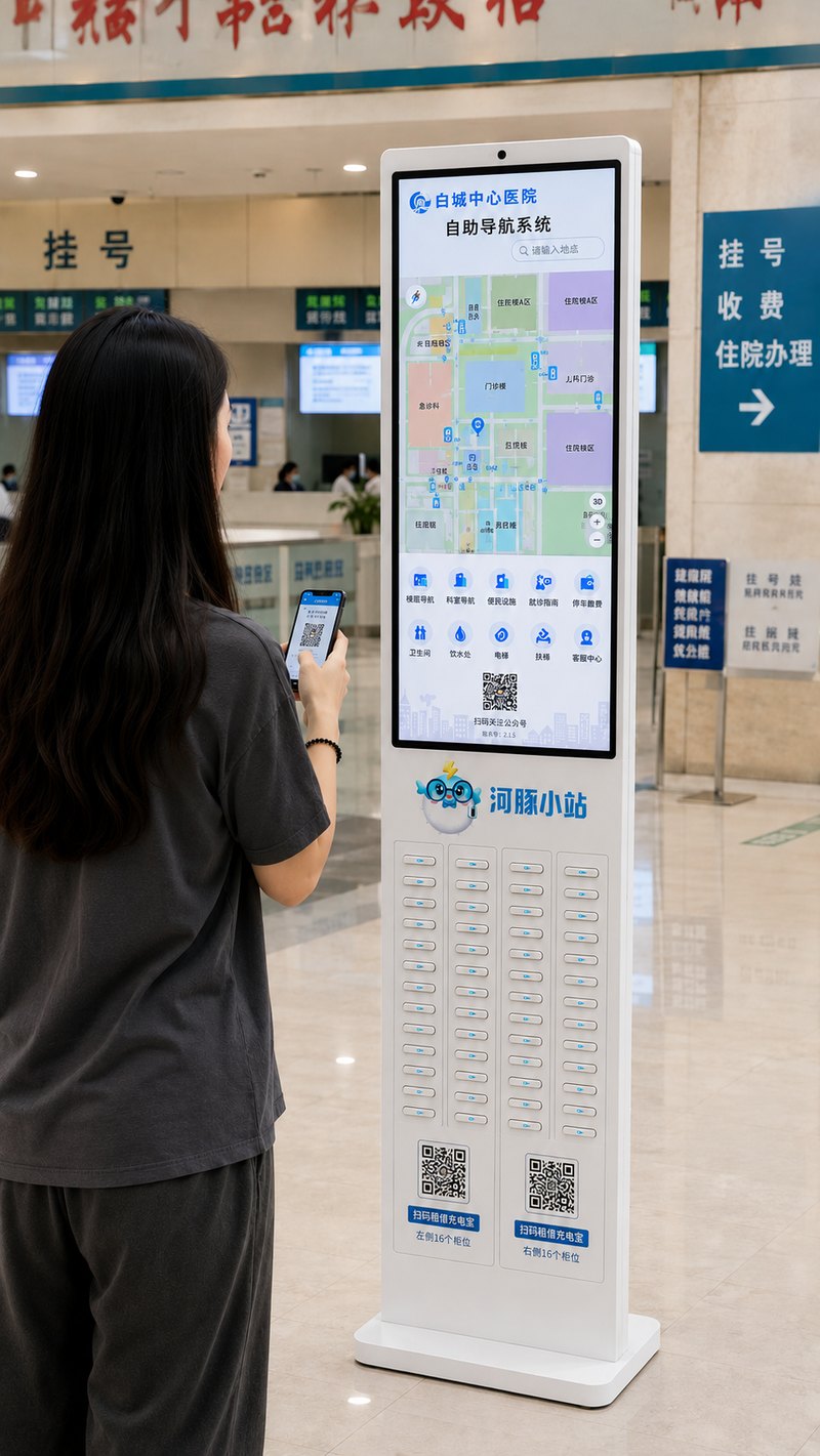 河豚小站一体机医院场景实拍
